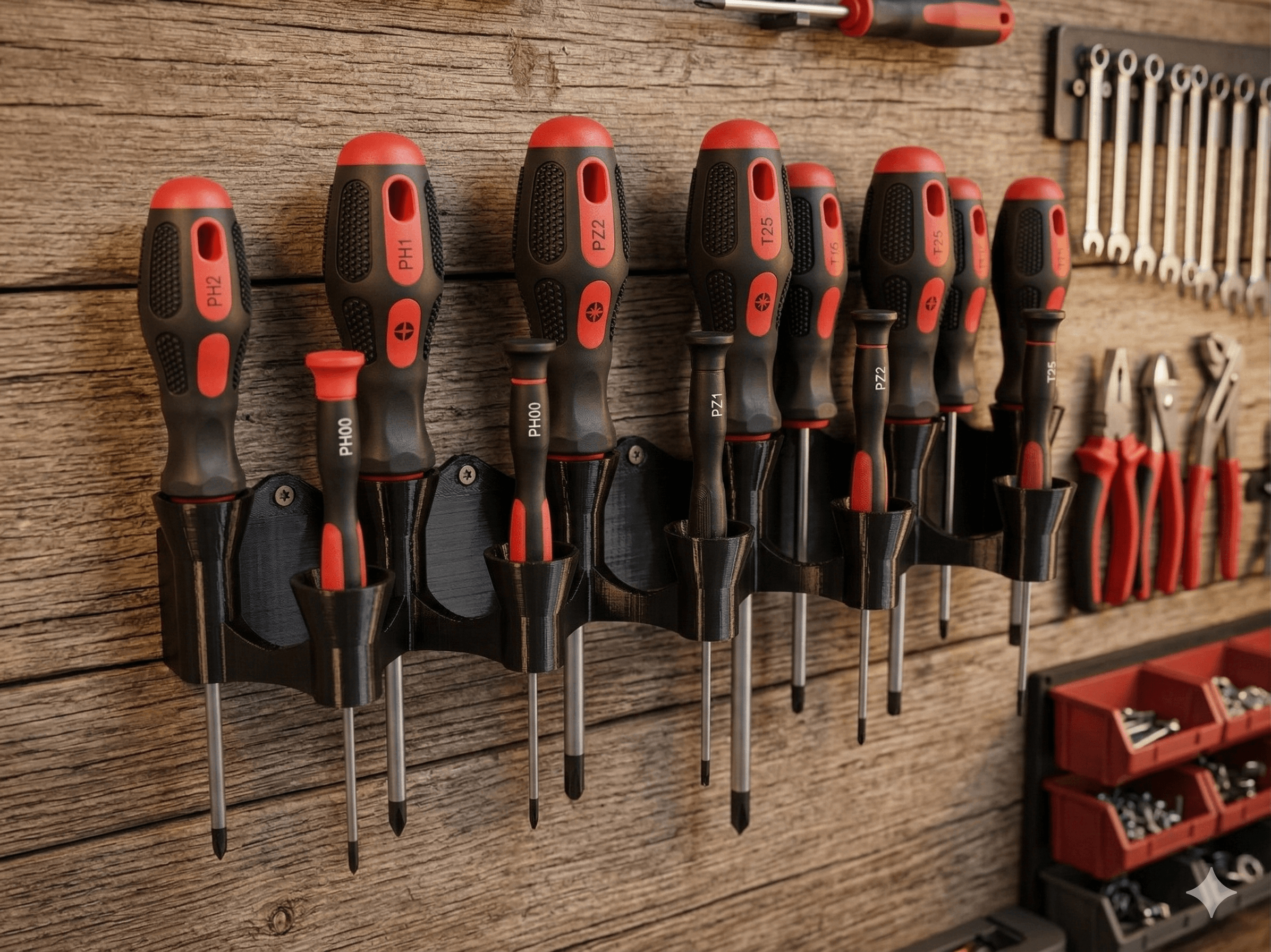 Серийная 3D-печать: органайзеры (подставки) для отверток