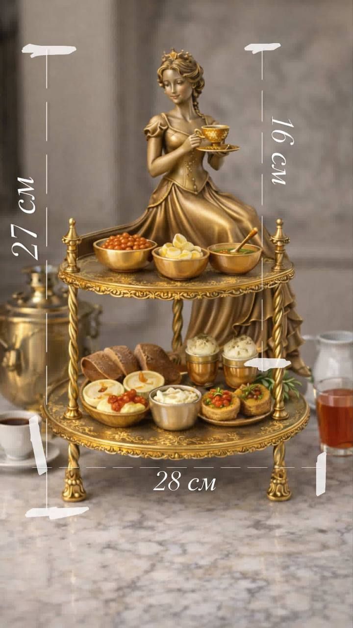 3D-скульптинг и печать по картинке из нейросети: фигурка Екатерины II для ресторана